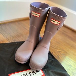 HUNTER Original Short Lavender Rain Boots US 7